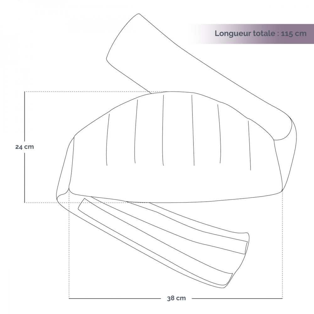 Ceinture chauffante pour lombaires