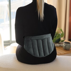 Ceinture chauffante pour lombaires Anthracite