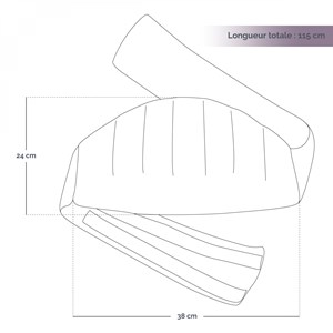 Ceinture chauffante pour lombaires Anthracite