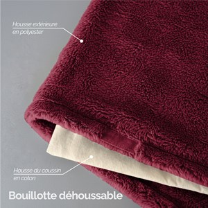 Bouillotte chauffante - 10 x 22 cm Violet