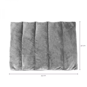 Coussin chauffant - 45 x 30 cm Gris