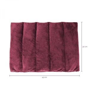 Coussin chauffant - 45 x 30 cm Prune