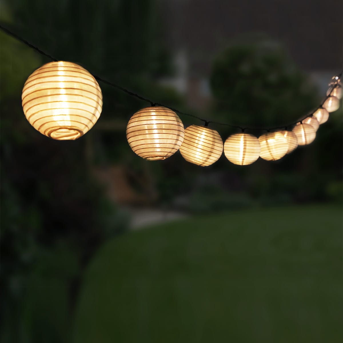 Guirlande lumineuse extérieur 20 lanternes - Provence Outillage
