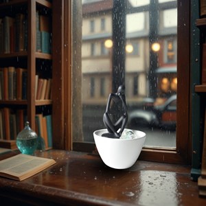 Fontaine d'intérieur design pensador