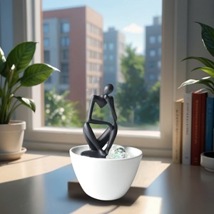 Fontaine d'intérieur design pensador