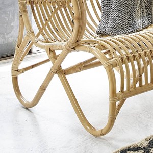 Fauteuil en rotin relax
