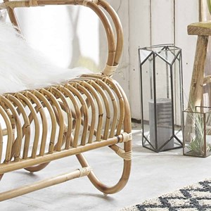 Fauteuil en rotin cosy