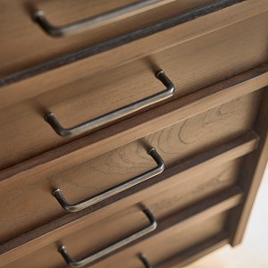 Meuble de salle de bain en bois de mindi