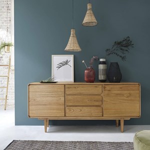 Commode en bois de mindi vintage