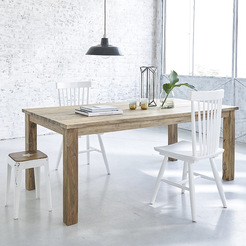 Berah Getah - Table en teck recyclé 6 à 8 couverts
