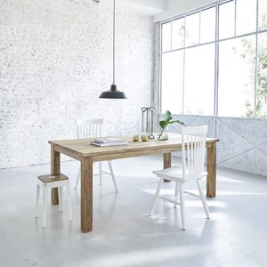 Table en teck recyclé 6 à 8 pers