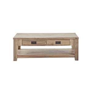 Table basse en bois de teck recyclé