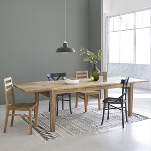 Table en teck massif recyclé