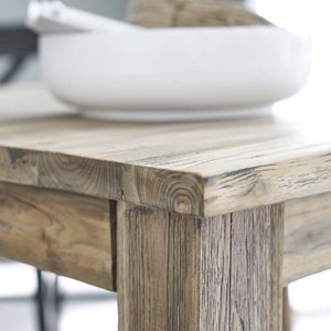 Table en teck massif recyclé