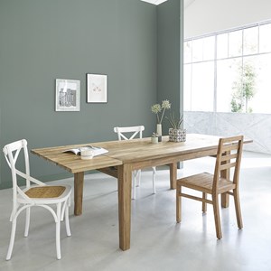 Table en teck massif recyclé 12 pers.