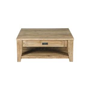 Table basse en bois de teck recyclé