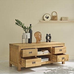 Meuble tv en bois de teck