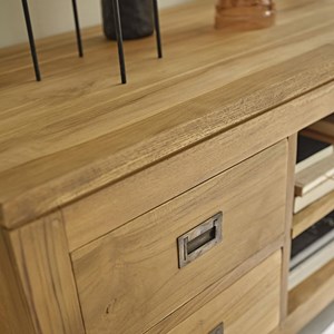 Meuble tv en bois de teck