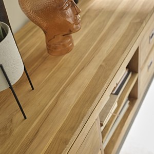 Meuble tv en bois de teck