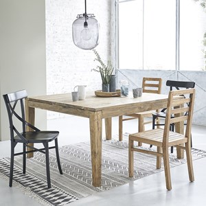 Table en teck recyclé 12 couverts