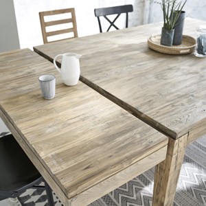 Table en teck recyclé 12 pers