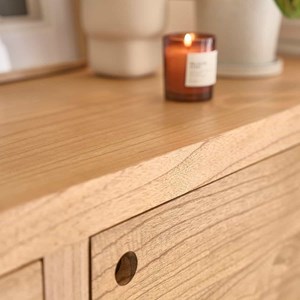 Commode mindi 2 tiroirs 2 portes