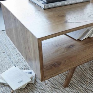 Table basse en bois de mindi