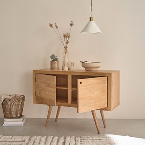 Commode en bois de mindi 2 portes