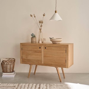 Commode en bois de mindi 2 portes