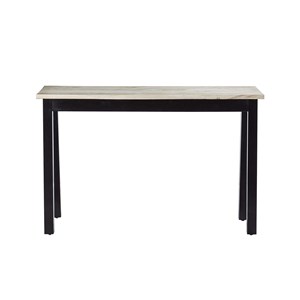 Console en bois d'acajou et teck