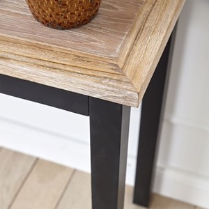 Console en bois d'acajou et teck