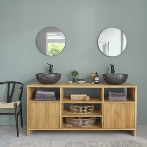 Meuble de salle de bain teck