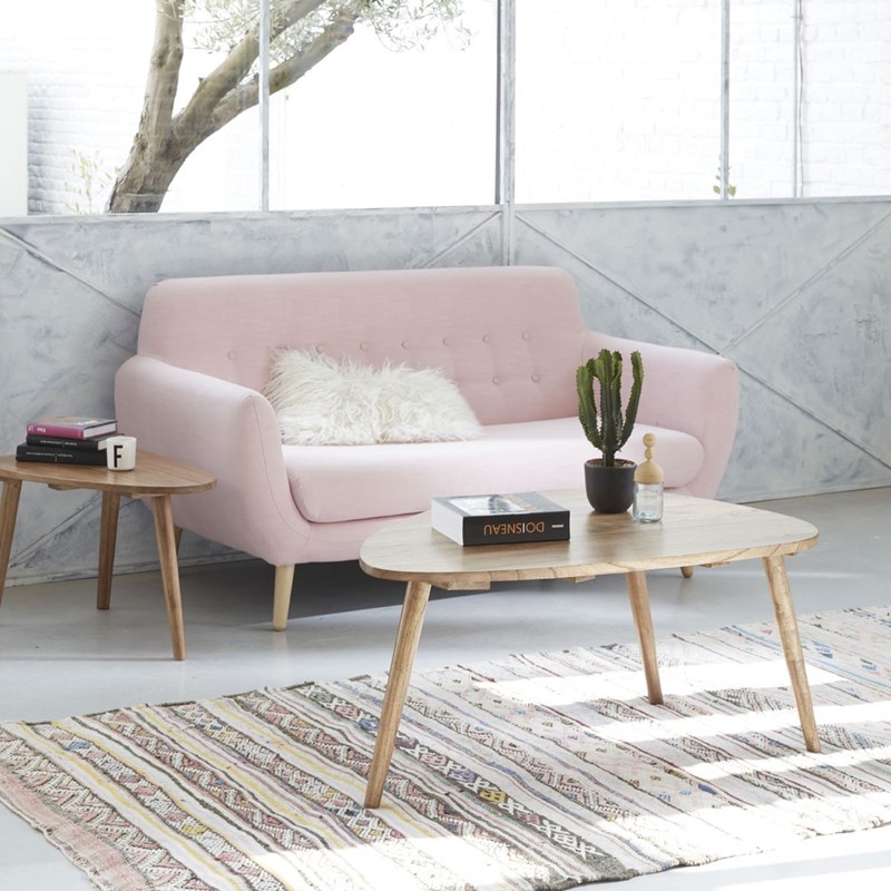 Table basse en bois de mindi