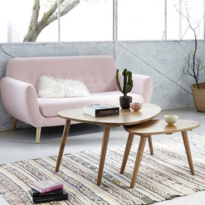 Table basse en bois de mindi