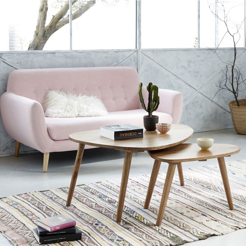 Berah Getah - Lot 2 tables basses scandinaves mindy