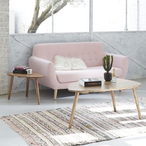 Lot 2 tables basses scandinaves mindi