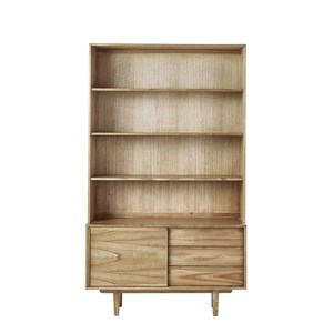 Bibliothèque en mindi massif 120 cm