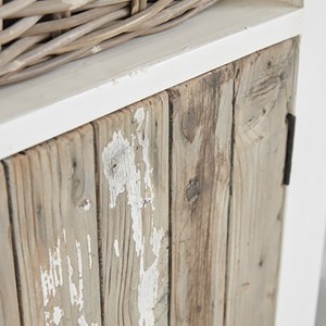 Vaisselier en pin recyclé massif