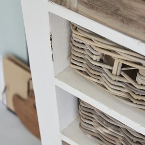 Vaisselier en pin recyclé massif