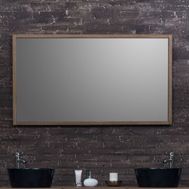 Miroir en bois de teck