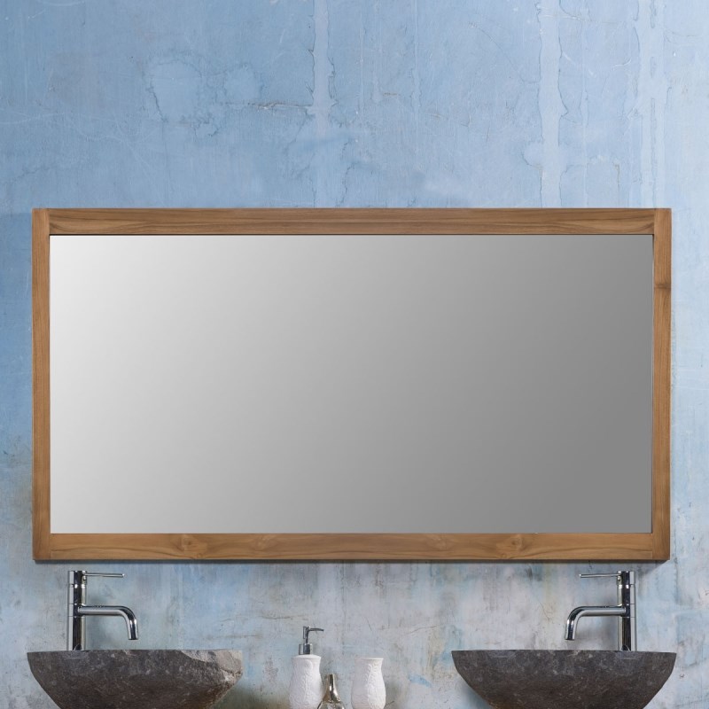 BOIS DESSUS BOIS DESSOUS - Miroir en bois de teck 145