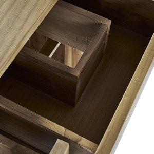 Meuble de salle de bain en teck