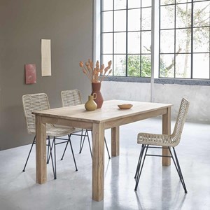 Table en bois de teck 4 à 6 pers