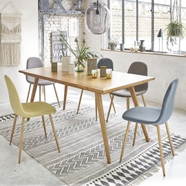 Table en bois de mindi 6 à 8 pers