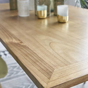 Table en bois de mindi 6 à 8 pers
