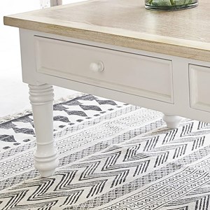 Table basse en bois d'acajou