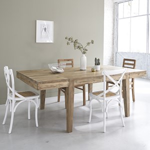 Table en teck recyclé 8 à 10 pers