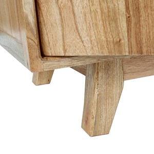 Commode mindi 3 tiroirs 2 portes