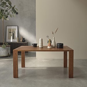 Table finition noyer 6 à 8 pers