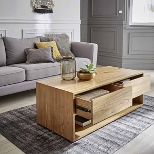 Table basse en bois de mindi